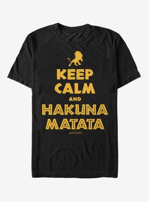 Disney The Lion King Keep Calm and Hakuna Matata T-Shirt