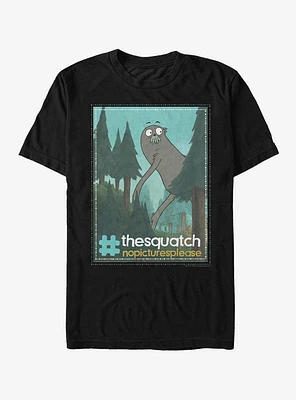 Cartoon Network We Bare Bears The Squatch No Pictures T-Shirt
