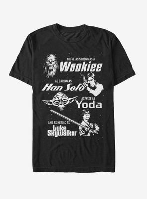 Star Wars Dad Qualities T-Shirt