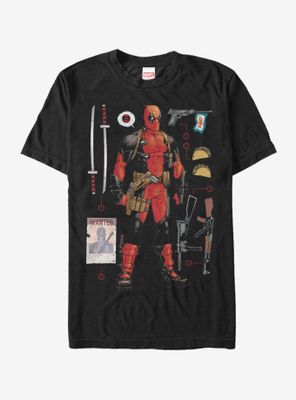 Marvel Deadpool Accessories T-Shirt