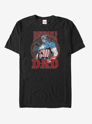 Marvel Father's Day Captain America Honorable T-Shirt