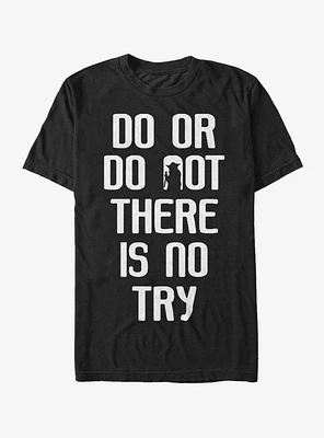 Star Wars Jedi Master Yoda Do or Not T-Shirt