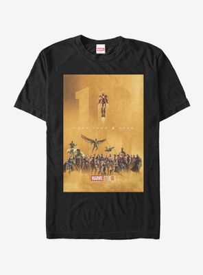 Marvel 10 Years Anniversary More than a Hero T-Shirt