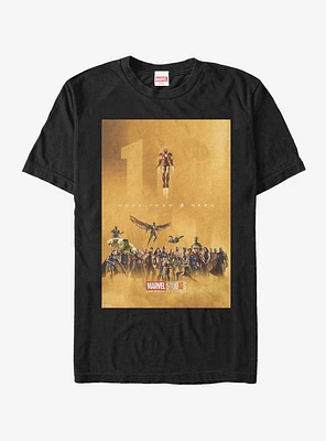 Marvel 10 Years Anniversary More than a Hero T-Shirt