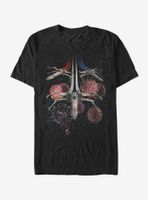 Star Wars Fourth of July X-Wing Fireworks T-Shirt