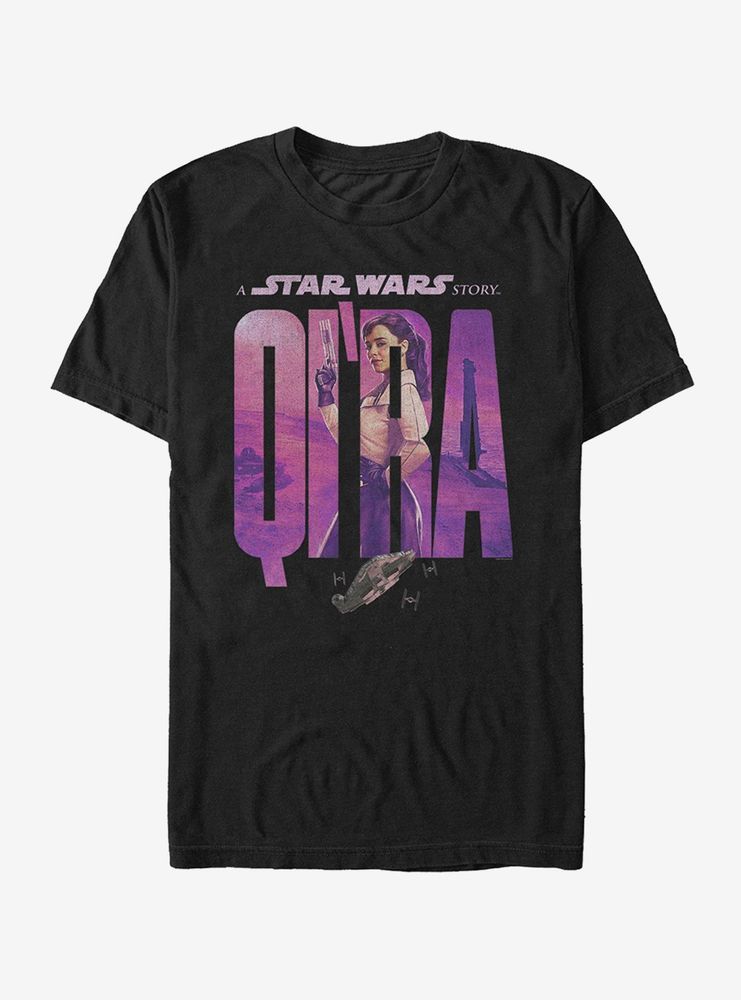 Star Wars Qi'ra Name Movie Poster T-Shirt