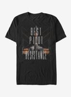 Star Wars Best Pilot the Resistance X-Wing T-Shirt