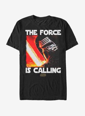 Star Wars Kylo Ren the Force is Calling T-Shirt