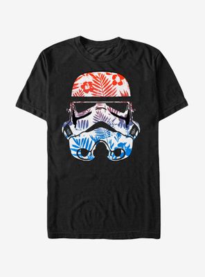 Star Wars Paradise Floral Stormtrooper Helmet T-Shirt