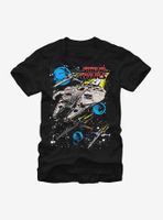 Star Wars Classic Millennium Falcon and X-Wing T-Shirt