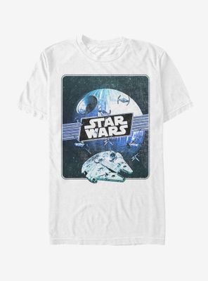 Star Wars Death and Millennium Falcon T-Shirt