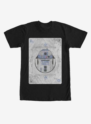 Star Wars R2-D2 Playing Card T-Shirt