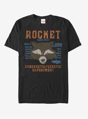 Marvel Rocket List  T-Shirt