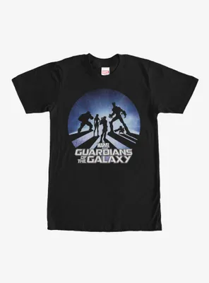 Marvel Guardians of the Galaxy Silhouette T-Shirt