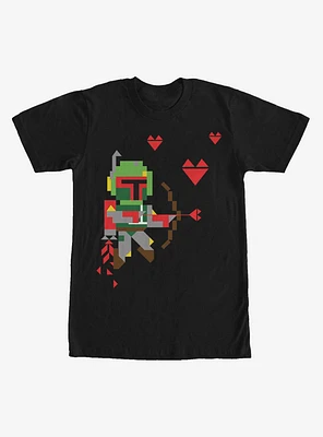 Star Wars Valentine's Day Boba Fett Cupid T-Shirt