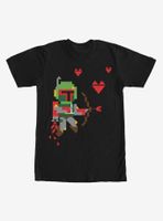 Star Wars Valentine's Day Boba Fett Cupid T-Shirt