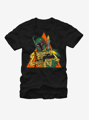 Star Wars Halloween Boba Fett Skeleton T-Shirt