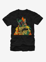 Star Wars Halloween Boba Fett Skeleton T-Shirt