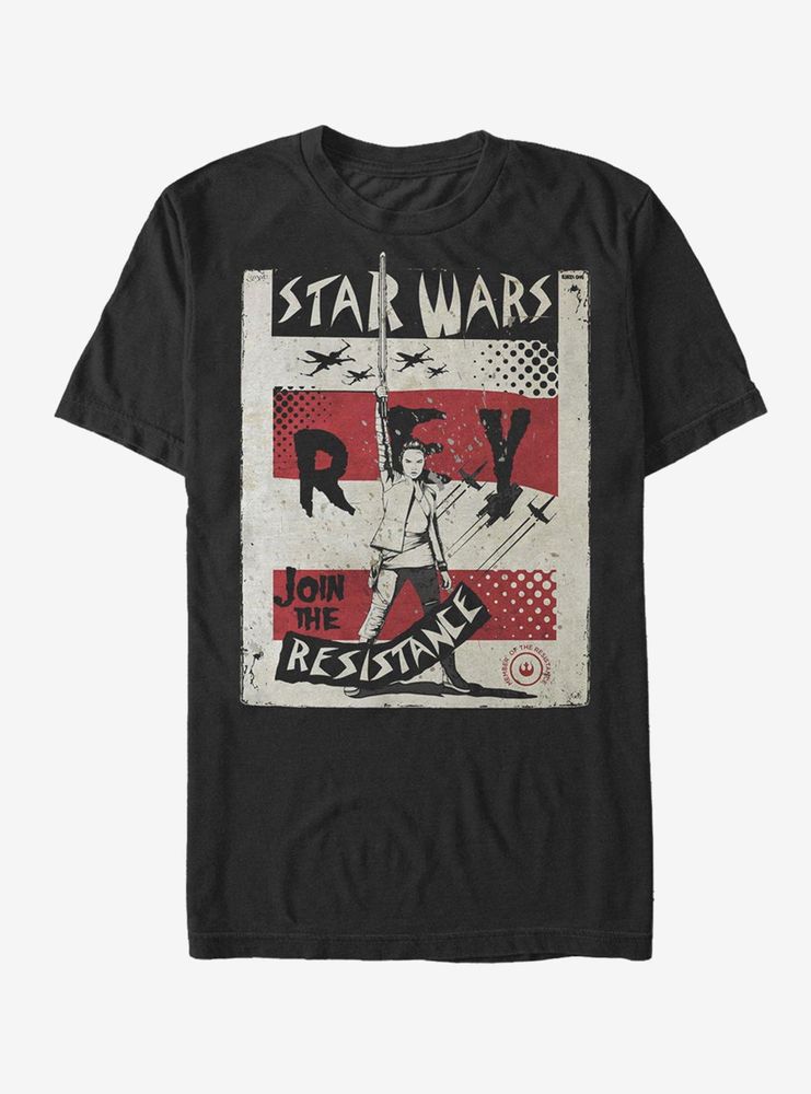 Star Wars Join Rey Poster T-Shirt