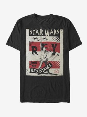 Star Wars Join Rey Poster T-Shirt