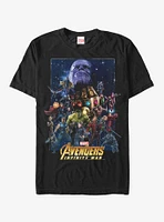 Marvel Avengers: Infinity War Character Collage T-Shirt