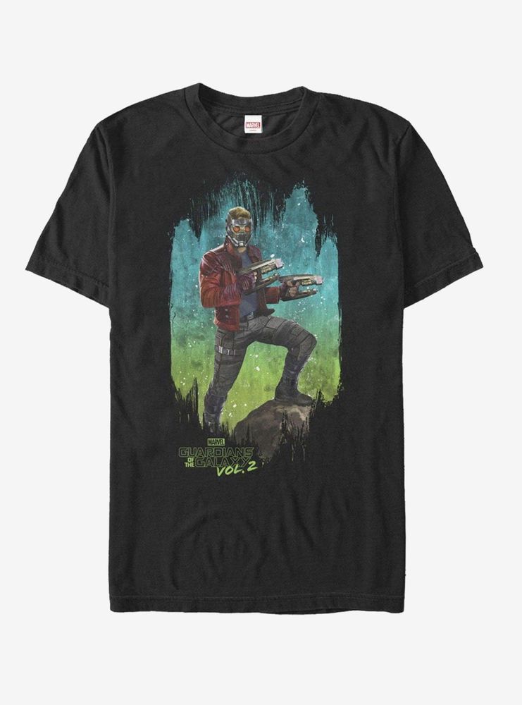 Marvel Guardians of Galaxy Vol. 2 Star-Lord Night  T-Shirt