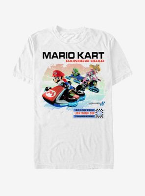 Nintendo Mario Kart Rainbow Road T-Shirt