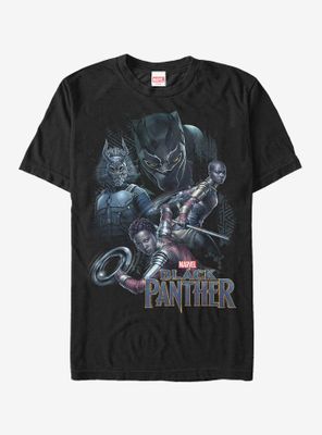 Marvel Black Panther 2018 Character View T-Shirt