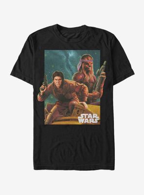 Star Wars Han and Chewbacca Bandana T-Shirt