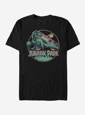 Jurassic Park Rainbow Emblem T-Shirt