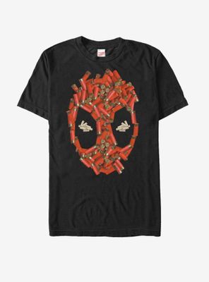 Marvel Deadpool Shell Cases Face T-Shirt