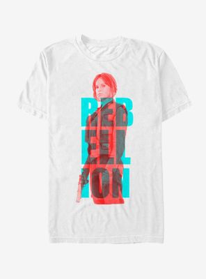 Star Wars Jyn Rebellion Font T-Shirt