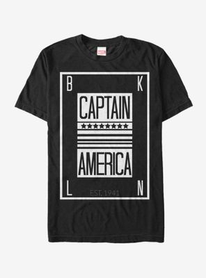 Marvel Captain America Calling Card T-Shirt