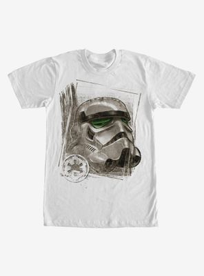 Star Wars Distressed Stormtrooper Helmet T-Shirt