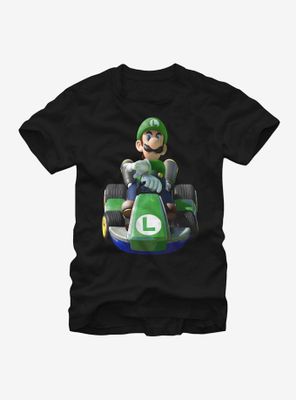 Nintendo Mario Kart Luigi Driving T-Shirt