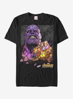 Marvel Avengers: Infinity War Thanos Stained Glass T-Shirt