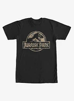 Jurassic Park Camo Logo T-Shirt