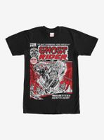 Marvel Ghost Rider Comic Book Cover Print T-Shirt