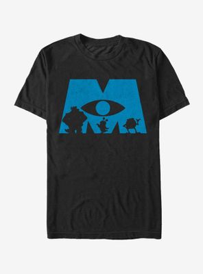Disney Pixar Monsters, Inc. Logo Silhouette T-Shirt