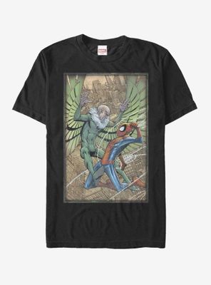 Marvel Spider-Man Vulture Fight T-Shirt