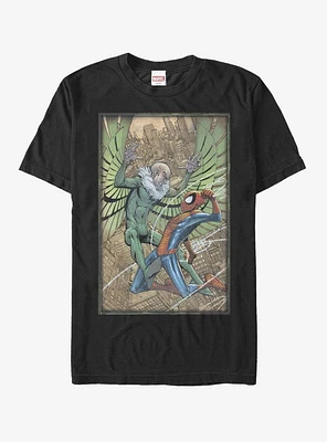 Marvel Spider-Man Vulture Fight T-Shirt