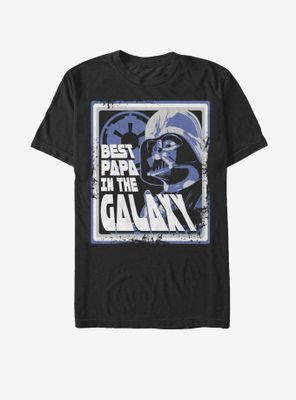 Star Wars Darth Vader Best Papa the Galaxy Window T-Shirt