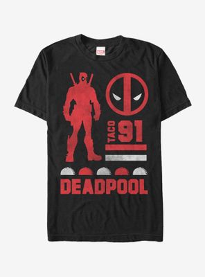 Marvel Deadpool Taco 91 T-Shirt
