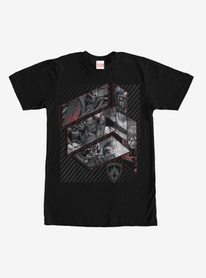 Marvel Guardians of the Galaxy Grayscale T-Shirt