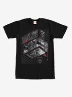 Marvel Guardians of the Galaxy Grayscale T-Shirt