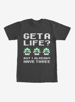 Nintendo Super Mario Three Lives T-Shirt