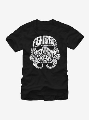 Star Wars Stormtrooper Fight the Rebels T-Shirt