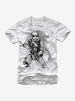 Star Wars First Order Stormtrooper Sketch T-Shirt