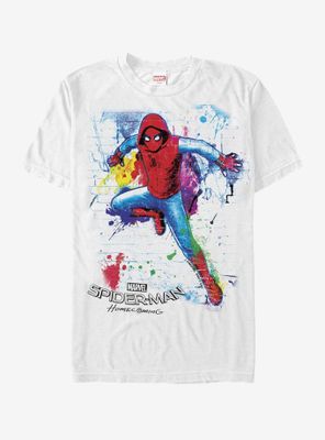 Marvel Spider-Man Homecoming Paint Splatter T-Shirt