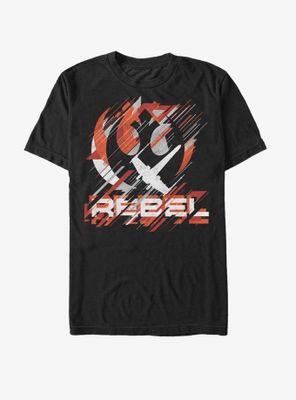 Star Wars Rebel Crest Streaks T-Shirt